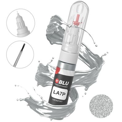 BLU Lackstift LA7P SILBER Frostsilber VW Autolack 2in1 Reperatur