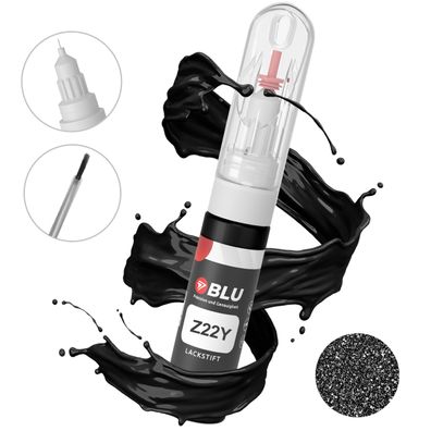 BLU Lackstift Z22Y Schwarz BLACK MEET KETTLE OPEL Autolack 2in1 Reperatur