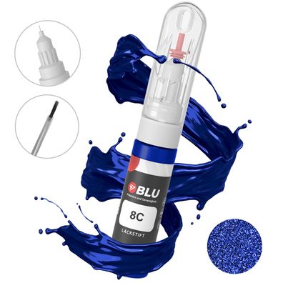 BLU Lackstift 8CWAWWA BLAU BLAZER BLUE FORD Autolack 2in1 Reperatur