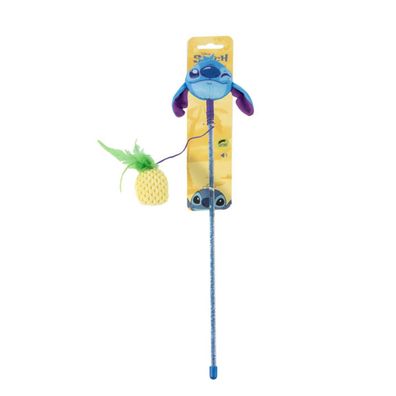 Disney Stitch Katzenstab Spielzeug für Stubentiger im Blister 50 cm