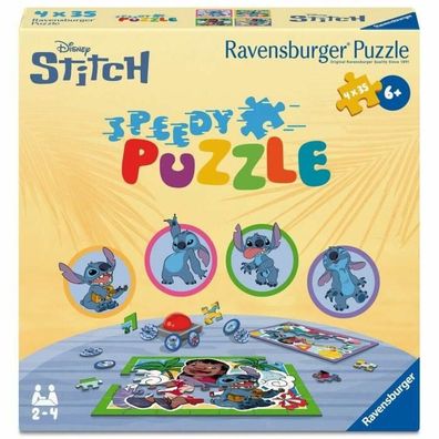 Kinderpuzzle Disney "Stitch", 4x35 Teile