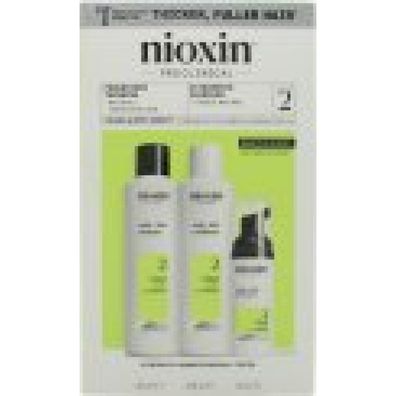 Nioxin Scalp + Hair Thickening System 2 for Natural Hair with Progressed Thinning
