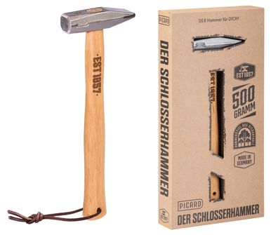 PICARD EST 1857 Schlosserhammer 500g in Geschenkverpackung
