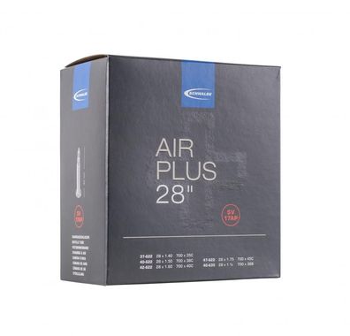 Schwalbe Schlauch SV17AP Air Plus, 28x1.40-1.75 Zoll, ETRTO 37/47-622/635, 40mm Sclav