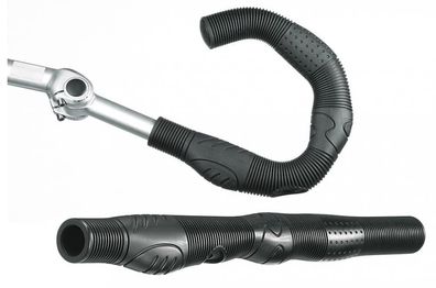 ergotec Lenkerbezug Ergo Vario schwarz Länge 410 mm ß 22 mm Kraton - Griffgummi - Gri