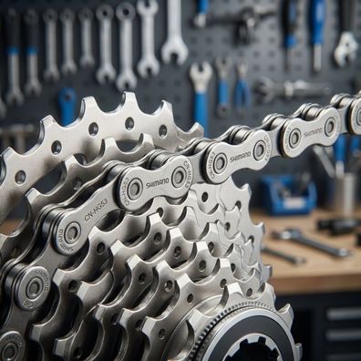 Shimano Kette CN-HG53 9-fach 114 Glieder - zuverlässige Schaltperformance fér 9-fach