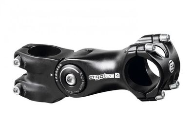 Ergotec Octopus 2 Ahead Vorbau 25,4mm 105mm, AL6061-T6, -10Â°/ + 60Â°, SL4, schwarz