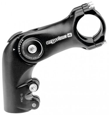 Humpert/Ergotec 31.8 mm Ergotec Ahead Vorbau Octopus 50 ß 31 - 8 mm 90 mm schwarz