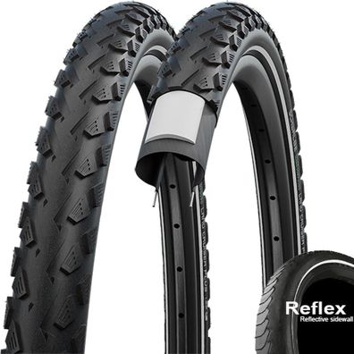 Schwalbe Reifen Land Cruiser Plus 28x1.60\" 42-622 schwarz Reflex E-25 HS450 Draht