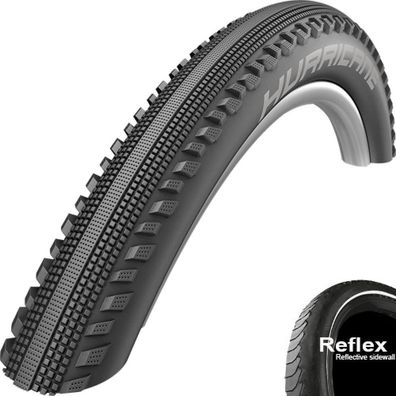 Schwalbe Hurricane 27.5x2.40 (62-584) E-Bike Reifen mit Reflex - HS499 Drahtreife
