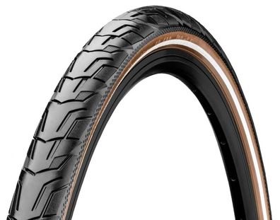 Continental Reifen Ride City 28x1.60\" 42-622 schwarz/braun Reflex E-25 Draht