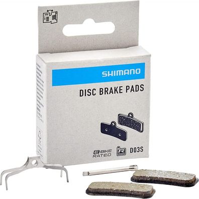 Shimano D03S Resin Scheibenbremsbelag Typ D - leise, kontrollierte Bremsleistung fér