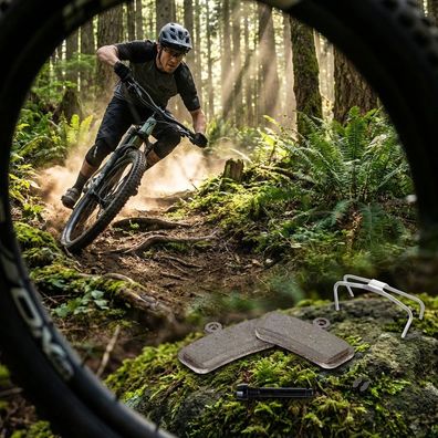 SRAM Scheibenbremsbeläge Trail/Guide organisch/Stahl Powerful - Disc Beläge fér Trail