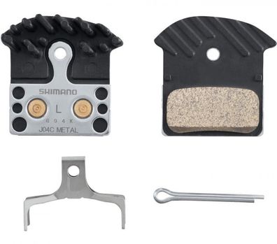 Shimano Scheibenbremsbelag J04C-MF Sinter Stahlträger - starke Bremspower bei jedem W