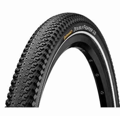 Continental Double Fighter III Reifen 24x1,75 Zoll 47-507 schwarz Reflex Draht - schn