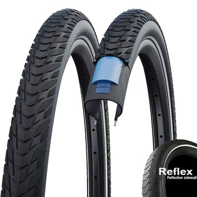 Schwalbe Marathon E-Plus Fahrradreifen 28 Zoll (55-622) - E-Bike Reifen bis 50 km/h m