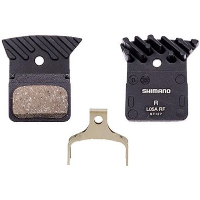 Shimano L05A-RF Resin Scheibenbremsbeläge mit Kéhlrippen - Bremsbeläge fér Rennrad &