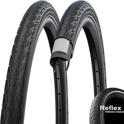 Schwalbe Reifen Reifen Delta Cruiser Plus 26x2.00 50-559 schwarz Reflex E-25 HS431 Dr