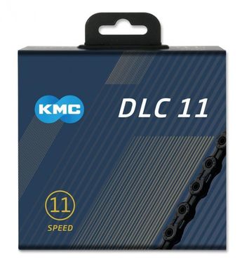 KMC Kette DLC 11 schwarz 1/2\" x 11/128\" 118 Glieder 5,65mm11-f