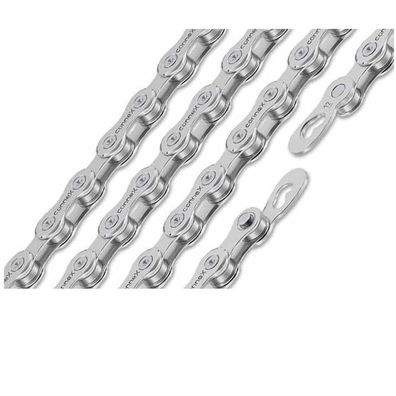 Connex Fahrradkette 12s Kette 12s 1/2 Zoll x 11/128 138 Glieder silber