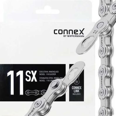Connex Wippermann Kette 11SX 1/2\" x 11/128\" 118 Glieder 5,6mm 11-fach