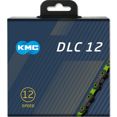 KMC Kette DLC12 12-fach, 126 Glieder, schwarz/grén, Box, KMC, 303503