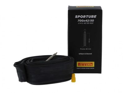 Pirelli Schlauch Sportube 29 29 schwarz - zuverlässiger MTB-Fahrradschlauch mit SV 48