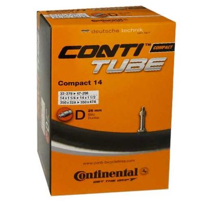 Continental Schlauch Conti Compact 14 14x1.25-1.75\" 32-47/279-298 DV 26mm