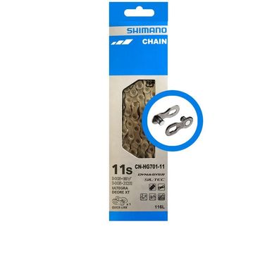 Shimano Kette SLX CN-HG701 11-fach 116 Glieder Kette - fér 11-fach Antriebe mit Kette