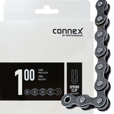 Connex Wippermann Kette 1s 100 1/2\" x 1/8\" 112 Glieder 9,2mm