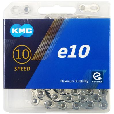 KMC Kette e10 fér E-Bike 1/2\" x 11/128\" 122 Glieder 5,88mm 10-f