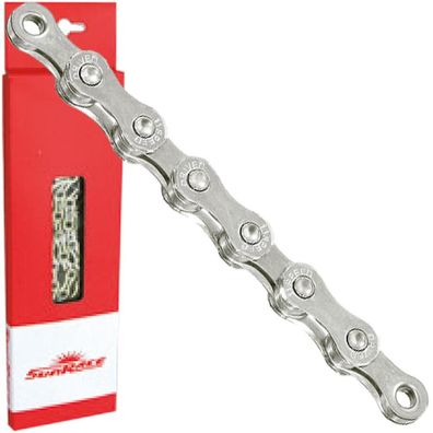 SunRace CN11A Kette 11-fach 116 Glieder - Fahrradkette mit Easy-Link-Kettenschloss, S