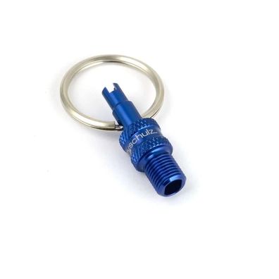by, chulz Ventiladapter Mini Tool SV/DV auf AV blau - kompakter Ventiladapter