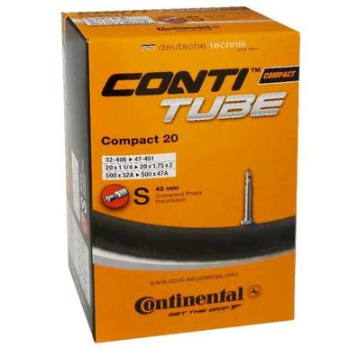 Continental Schlauch Conti Tube 20x1.25-1.75 32-47/406-451 Compact 20 SV 42mm
