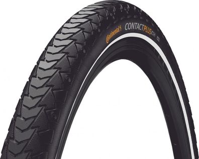 Continental Reifen Contact Plus 28x1.50 Zoll 42-635 schwarz Reflex E-50 Draht