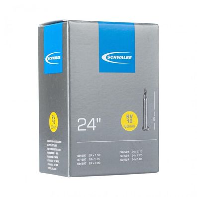 Schwalbe Schlauch SV10 40/62-507 60mm 40 - zuverlässiger Fahrradschlauch in moderner
