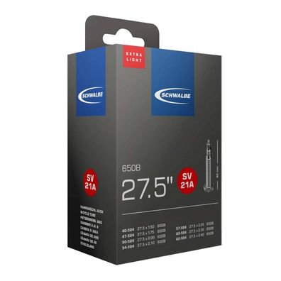Schwalbe Schlauch SV21A extra leicht 27.5x1.50-2.40\" 40/62-584 SV40mm