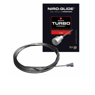 Fasi NIRO-GLIDE Ceramic Turbo Brems-Innenzug 2050mm mit Walzennippel - langlebiger Ed