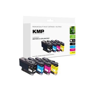 KMP Patrone Brother LC427XLMP MultiPack bk, , , remanufactured