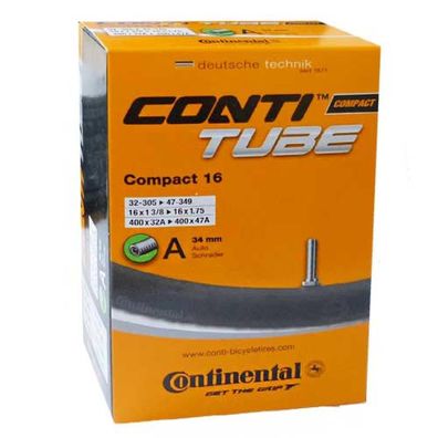 Continental Schlauch Conti 16x1.25-1.75\" 32-47/305-349 A34, Compact 16 AV 34mm