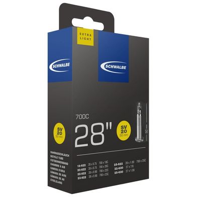 Schwalbe Schlauch SV20 extra leicht 28x7/8-28x3/4" 18/25-622/630 50mm