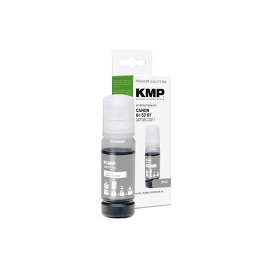 KMP Patrone Canon GI53GY (4708C001) gray 3800 Seiten kompatibel
