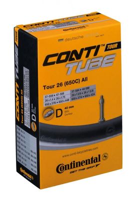 Continental Tour 26 Fahrradschlauch 26x1.125-1.75\" 37/47-559/597 mit Dunlop-Ventil 4