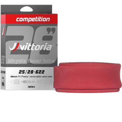Vittoria Schlauch Competition Latex 25/28-622 SV 25 - Premium-Rennsportschlauch mit g