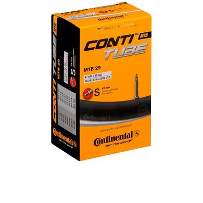 Continental MTB 29\" Fahrradschlauch, Sclaverand-Ventil 42 mm, fér 29x1.75-2.5 Reifen