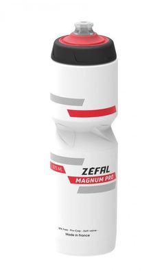 Zfal Magnum Pro Trinkflasche 975 ml Â? Weiß/Rot/Schwarz, geruchloses Polypropylen, Pr