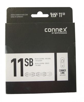 Connex Wippermann Schaltungskette 11SB 1/2Z x 11/128Z 118 Glieder 5,6 mm 11-fach