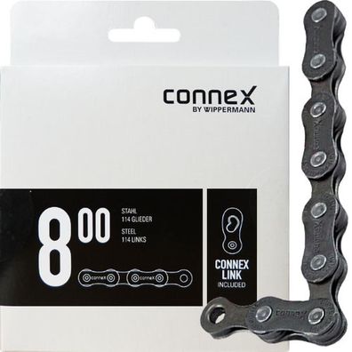 Connex Kette Wippermann 800 1/2\"x3/32\" 114 Glieder 7,2mm 6/7/8-fach