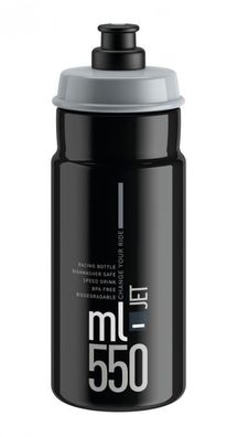 Elite Trinkflasche Jet 550 ml schwarz grau