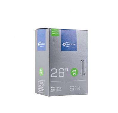 Schwalbe AV14 Extra Light 26x1.50-2.35\" (40-60/559) 26\" MTB Schlauch, AV 40mm, Buty